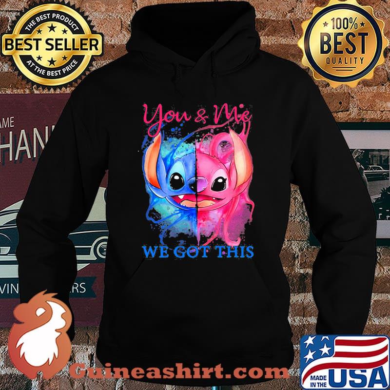 You And Me We Got This Stitch Blue Pink Shirt Hoodie