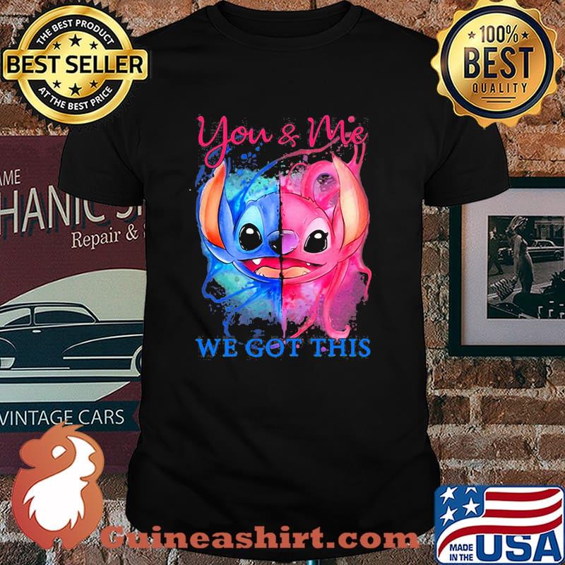You And Me We Got This Stitch Blue Pink Shirt