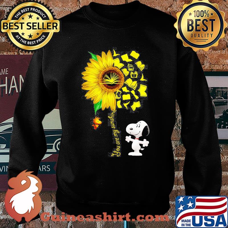 You Are My Sunshine Snoopy Woodstock Books Shirt Sweater