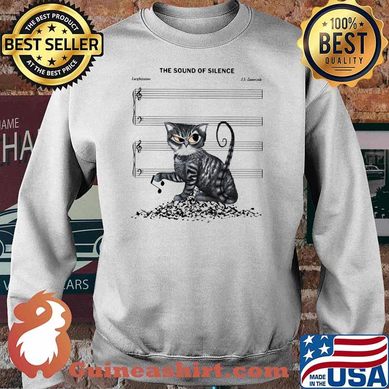 The Sound Of Silence Cat Shirt Sweater