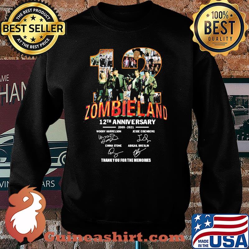 Zombieland 12th Anniversary 2009 2021 Thank You For The Memories Signature Shirt Sweater
