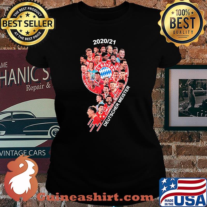 2020 2021 Deutscher Meister Fc Bayern Shirt Laides tee
