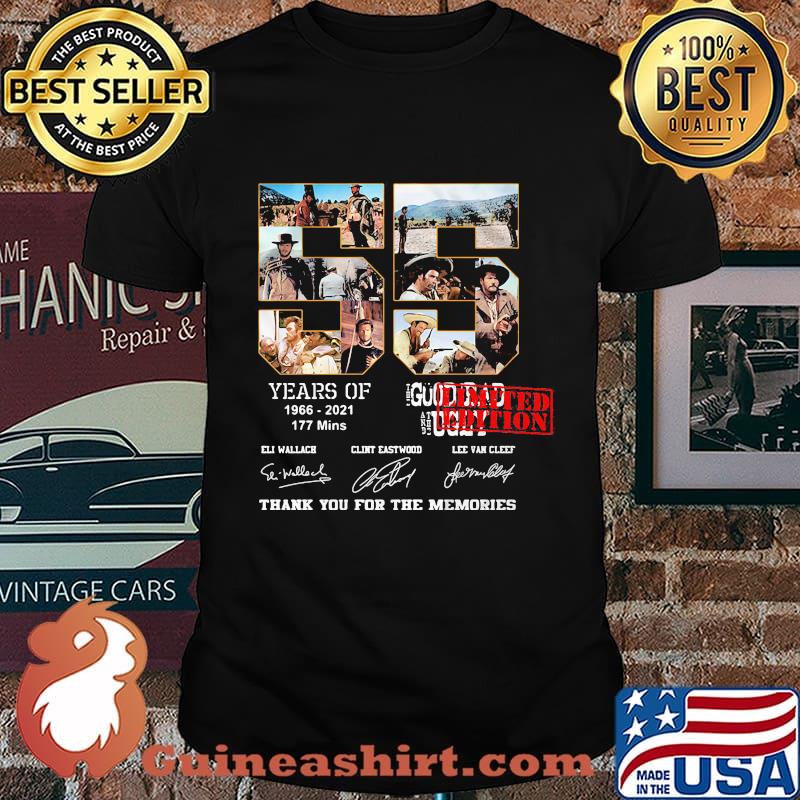55 Years Of 1966 2021 177 Mins Goudrand Ugly Thank You For The Memories Signature Shirt