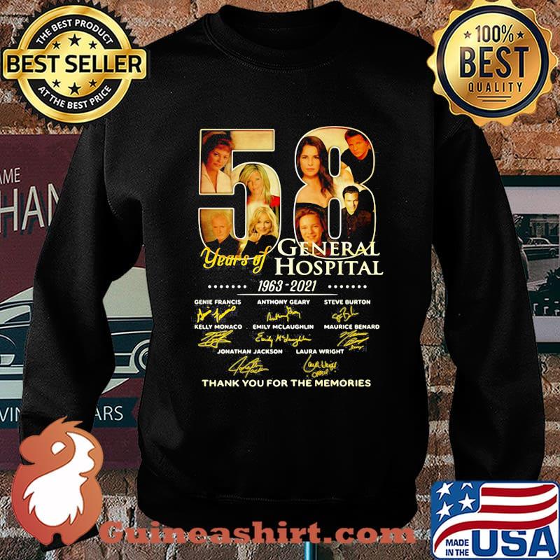 58 Years Of General Hospital 1963 2021 Thank You For The Memories Signature Shirt Sweater