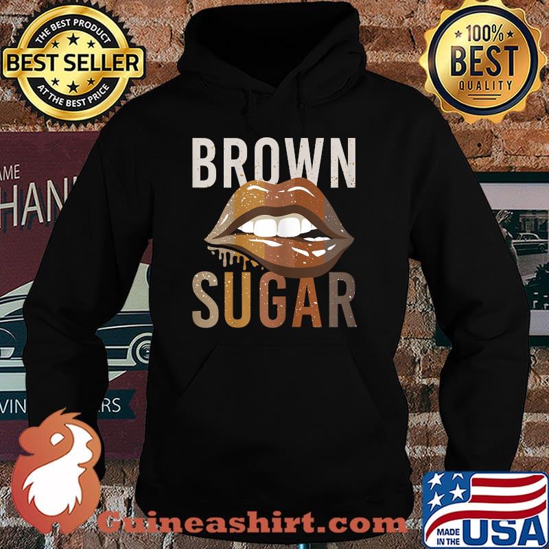 African American Women Brown Sugar Lips Shirt Hoodie