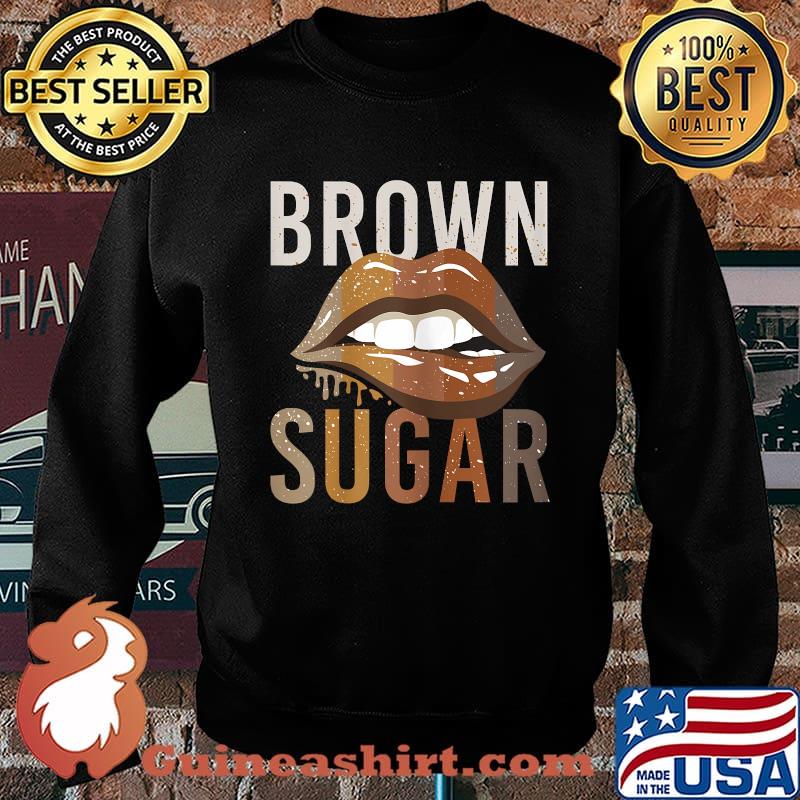 African American Women Brown Sugar Lips Shirt Sweater
