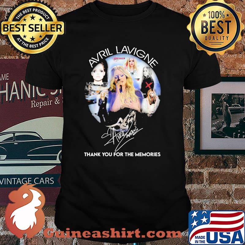 Avril Lavigne Thank You For The Memories Signature Shirt