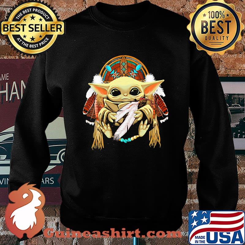 Baby yoda american native Sweater