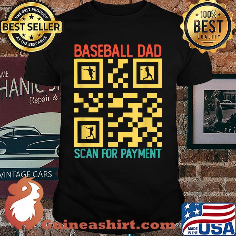 S Funny Dad Fathers Day Baseball Shirt