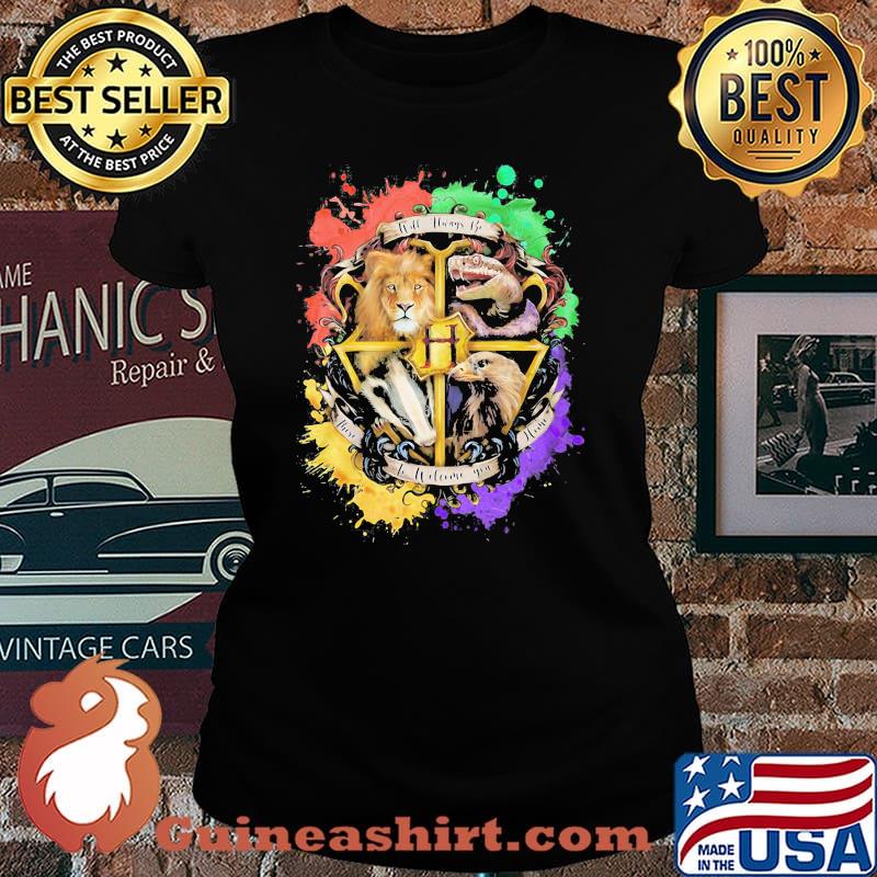 Be There To Welcome You Home Lion Eagle Shirt Laides tee