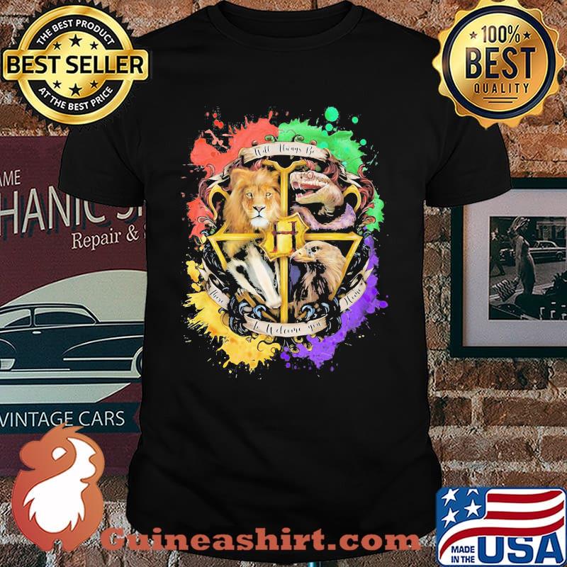 Be There To Welcome You Home Lion Eagle Shirt