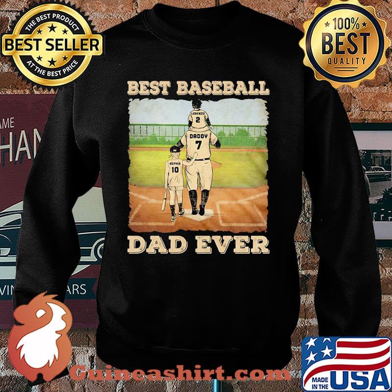 Best Baseball Dad Ever Vintage Shirt Sweater