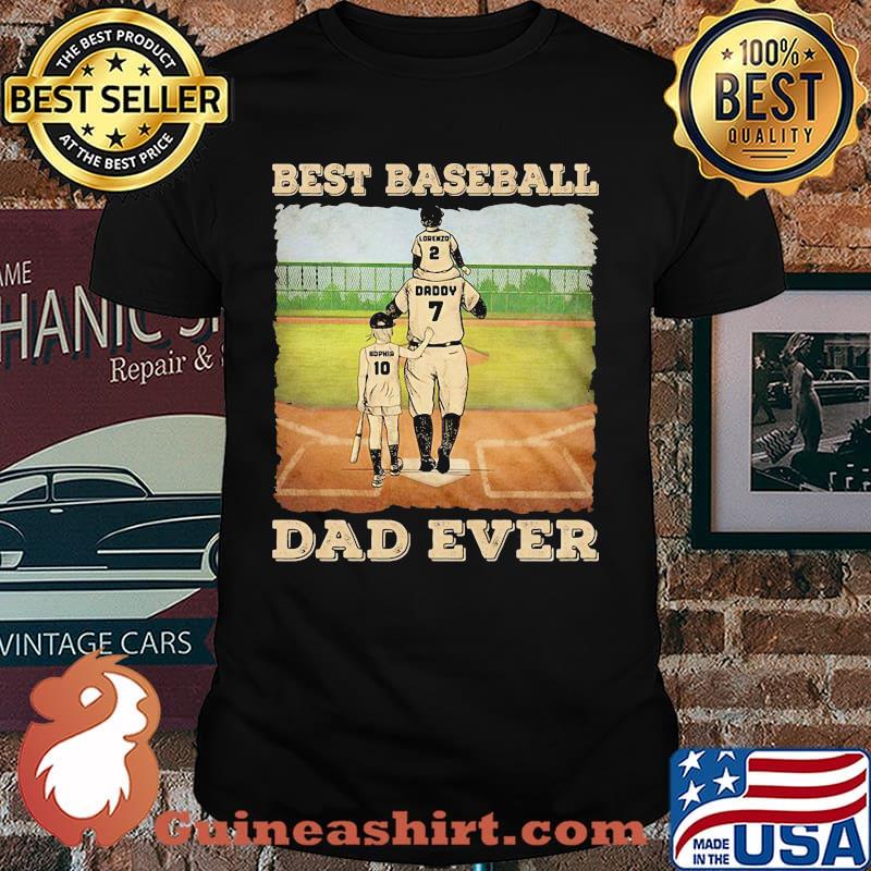 Best Baseball Dad Ever Vintage Shirt