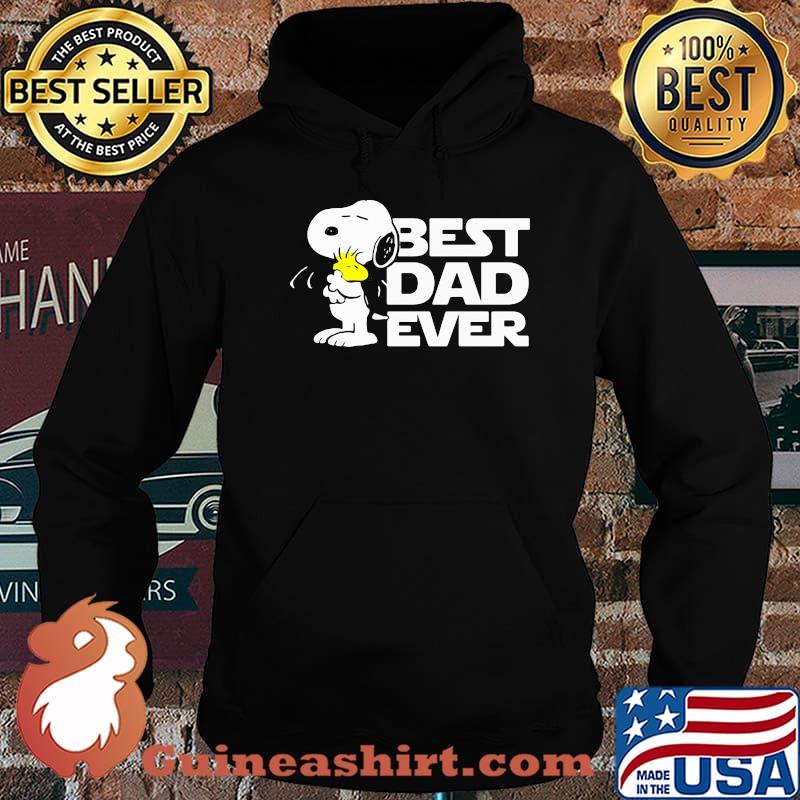 Best dad ever snoopy dog and woodstock Hoodie