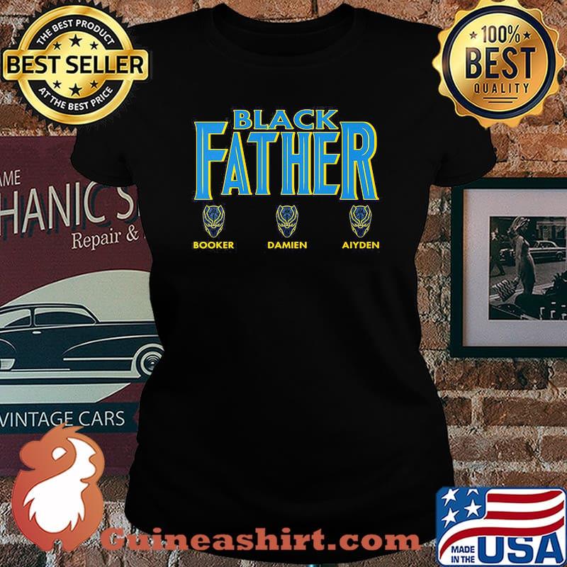 Black Father Booker Damien Aiyden Shirt Laides tee