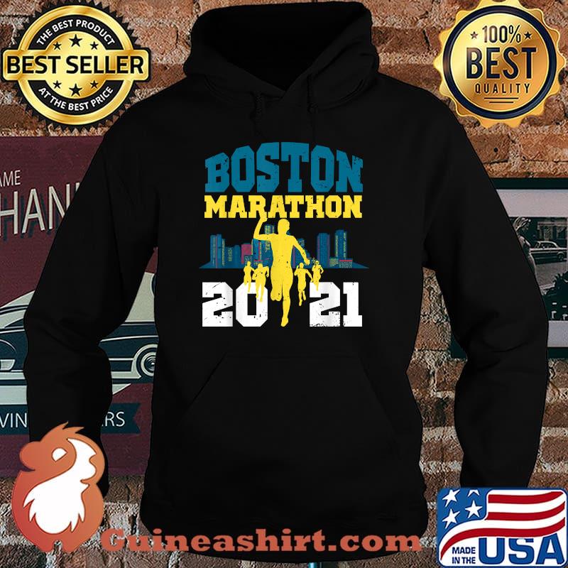 Boston 2021 Marathon Runner 26.2 Miles Shirt Hoodie