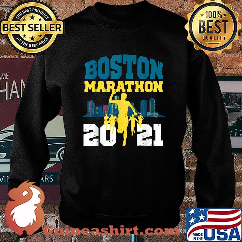 Boston 2021 Marathon Runner 26.2 Miles Shirt Sweater