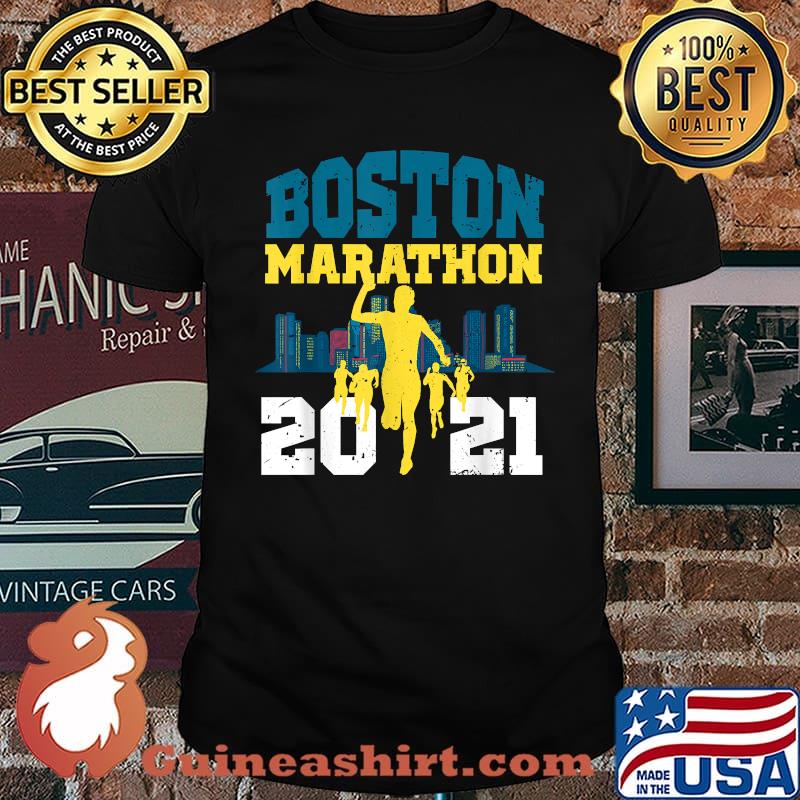 Boston 2021 Marathon Runner 26.2 Miles Shirt