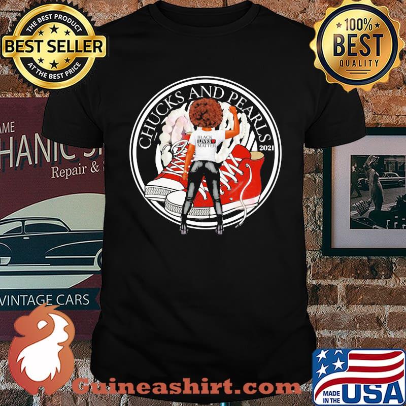 Chucks and Pearls Black Lives Matters Shirt