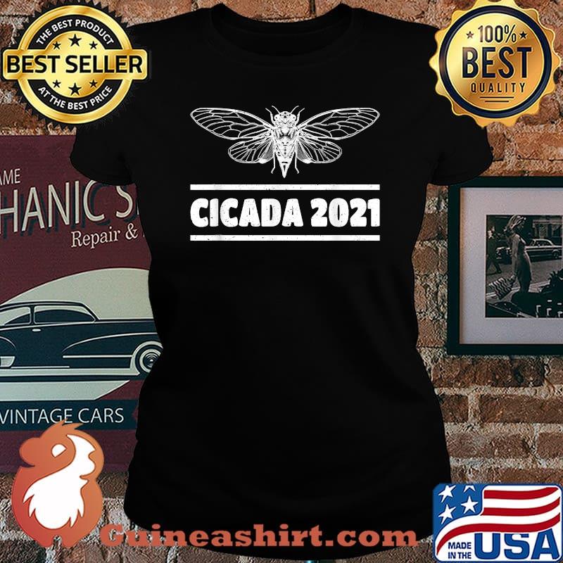 Cicada 2021 Insect Eastern Brood X USA Cicada Shirt Laides tee