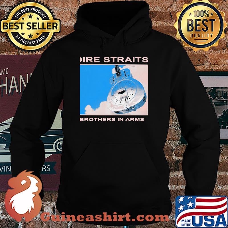 Dire straits brothers in arms play guitar sky Hoodie