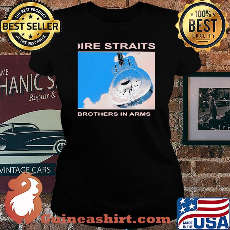 Dire straits brothers in arms play guitar sky Laides tee