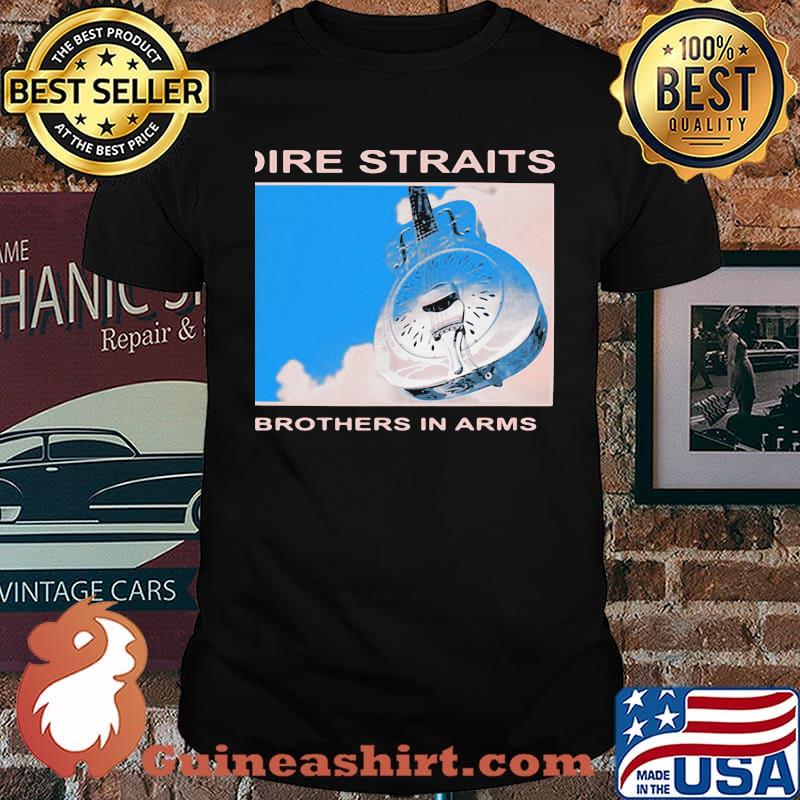 Dire straits brothers in arms play guitar sky shirt