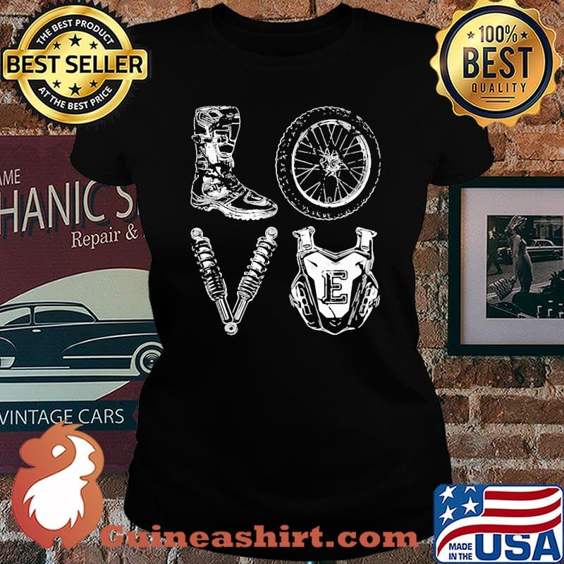 Dirt Bike Love Shirt Laides tee