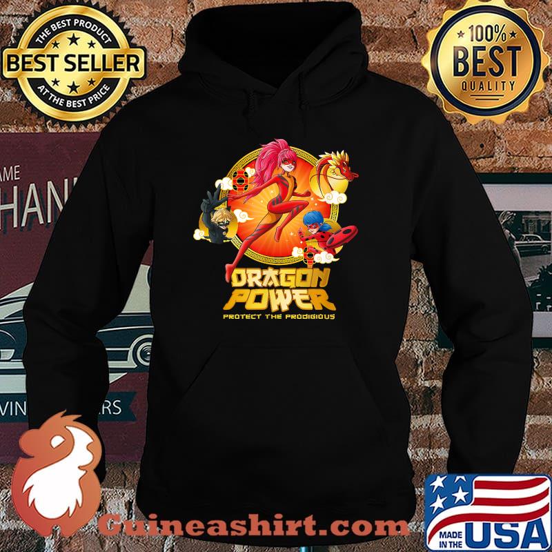 Dragon Power Protect The Prodigious Miraculous Shanghai Ladydragon Ladybug and Cat Noir T-Shirt Hoodie