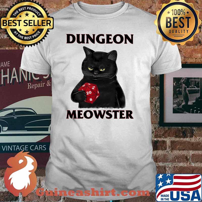 Dungeon Meowster Cat Game Shirt