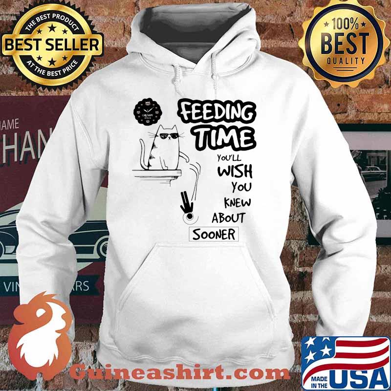 Feeding Time You'll Wish You Knew About Sooner Cat Shirt Hoodie