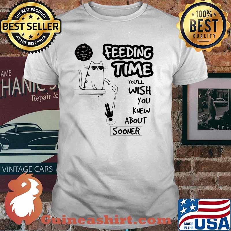 Feeding Time You'll Wish You Knew About Sooner Cat Shirt