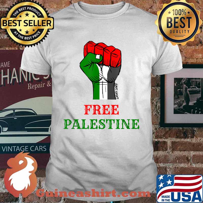 Free Jerusalem Gaza Free Palestine Flag Shirt