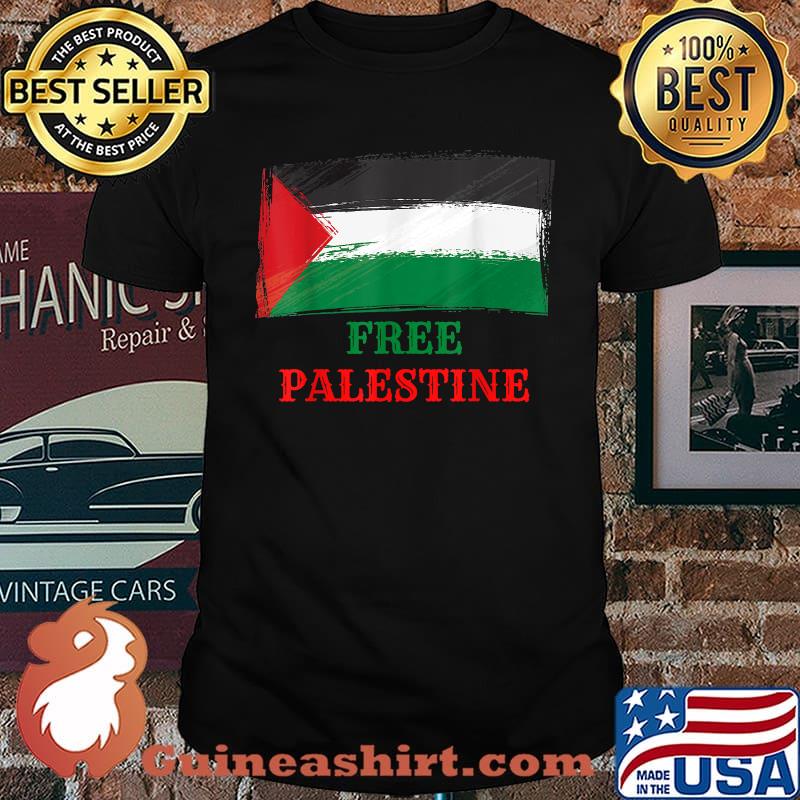 Free Jerusalem Palestine Flag Shirt
