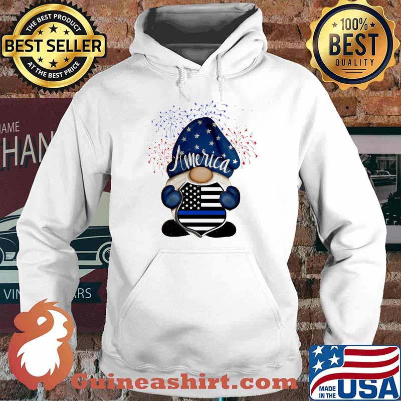 Gnome America Firework Police Logo Shirt Hoodie