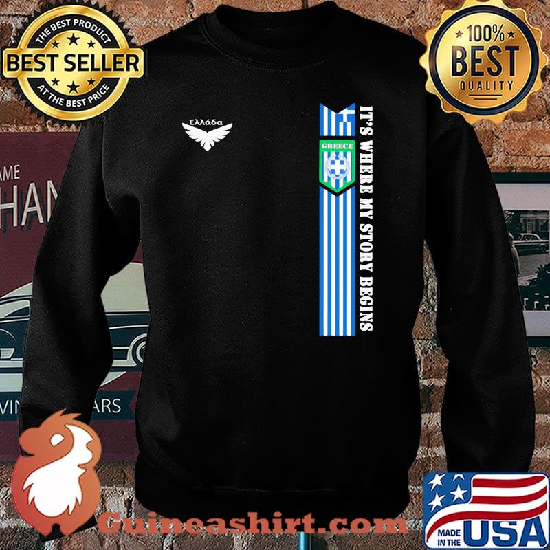 Greece DSA 3 It's Where My Story Begins Shirt Sweater