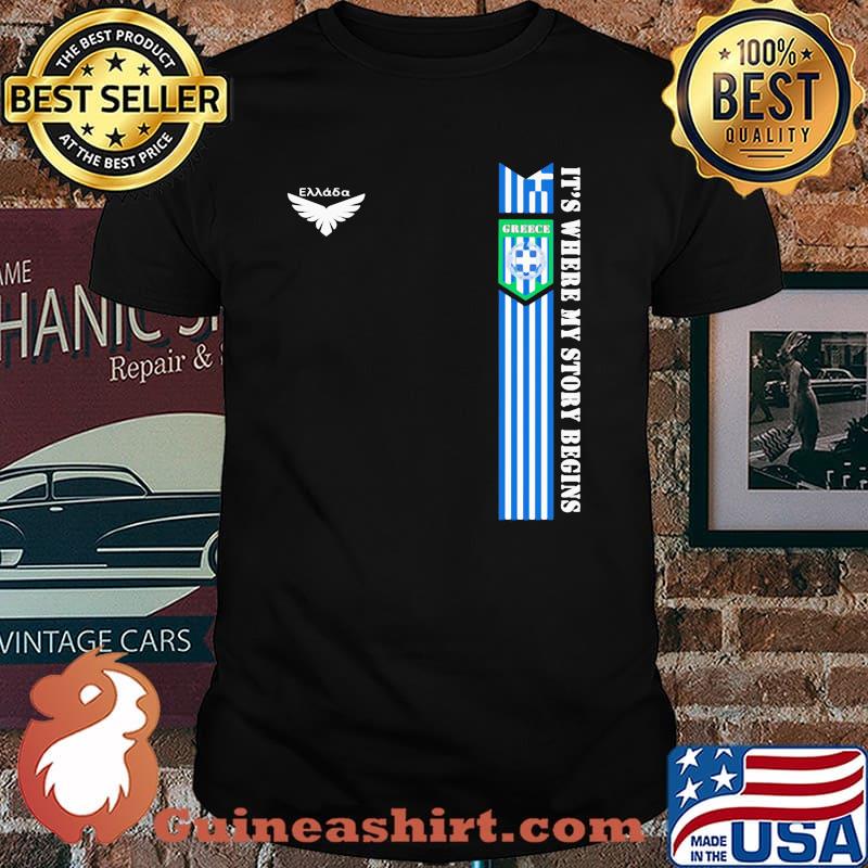 Greece DSA 3 It's Where My Story Begins Shirt