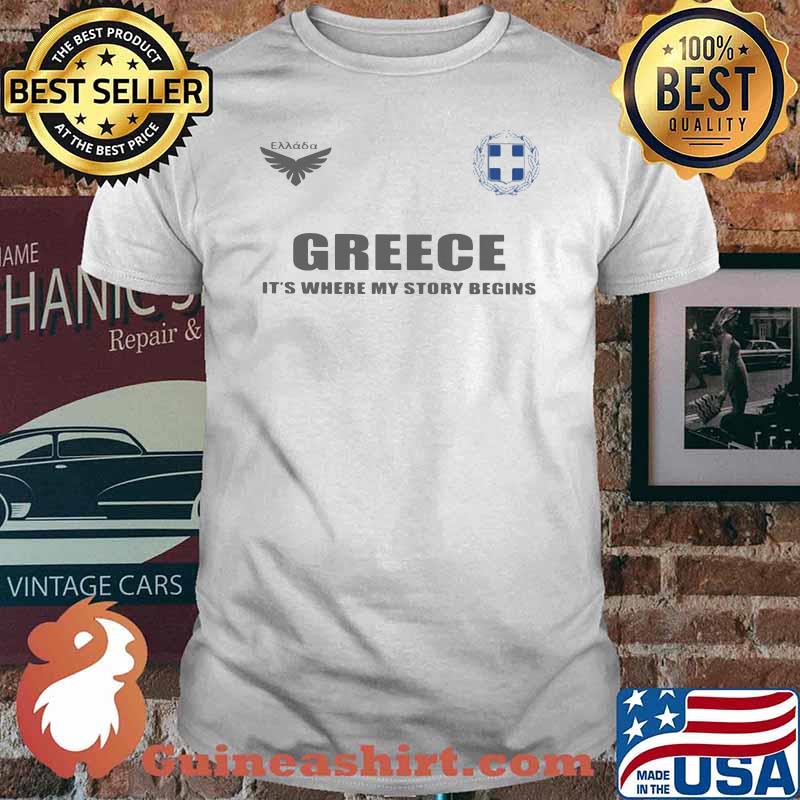 Greece DSA 8 It's Where My Story Begins Shirt