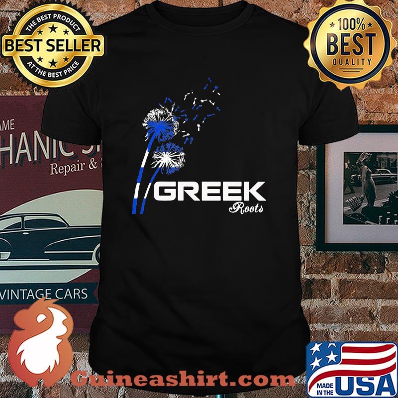Greek Roots Greece Flower shirt