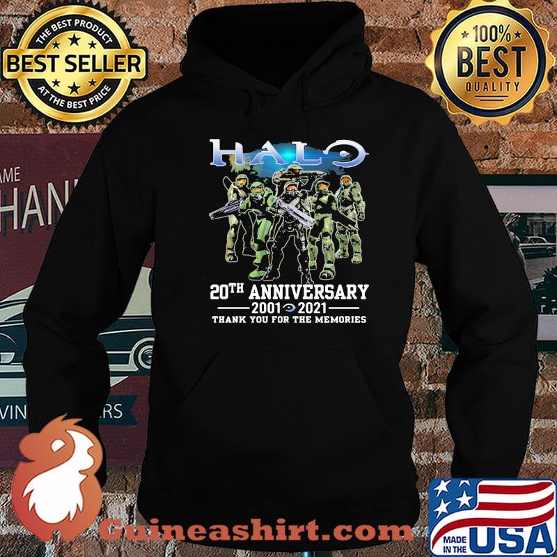 Halo 20th anniversary 2001 2021 thank you for the memories Hoodie