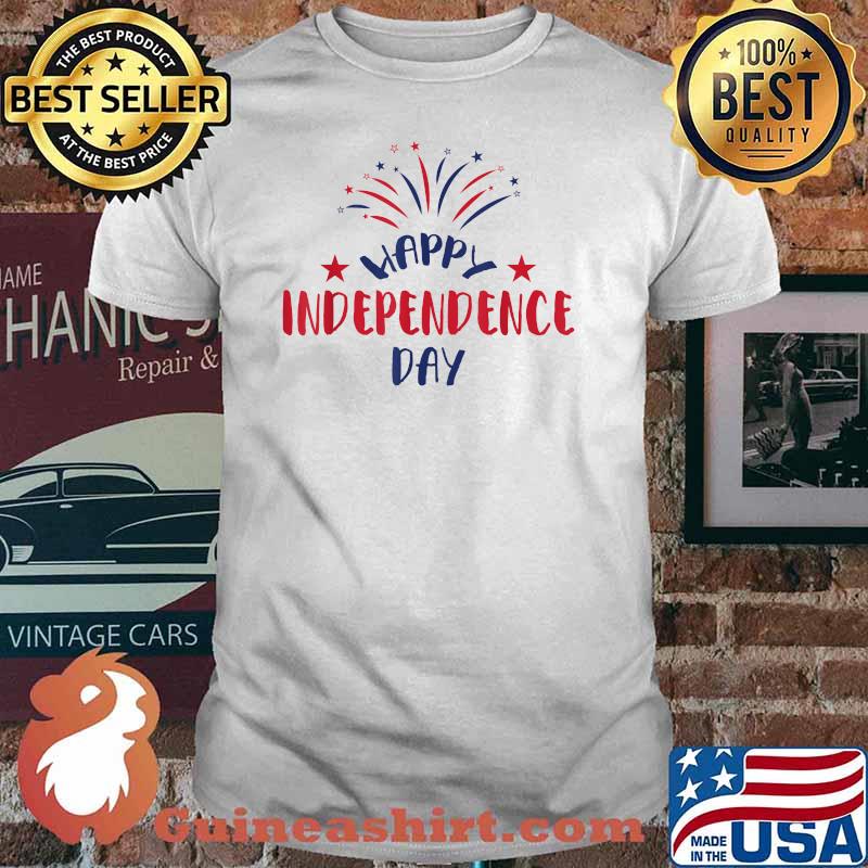 Happy Independence Day firework 4th of July T-Shirt