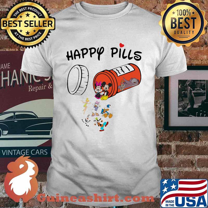 Happy Pills Mickey And Friends Disney Shirt