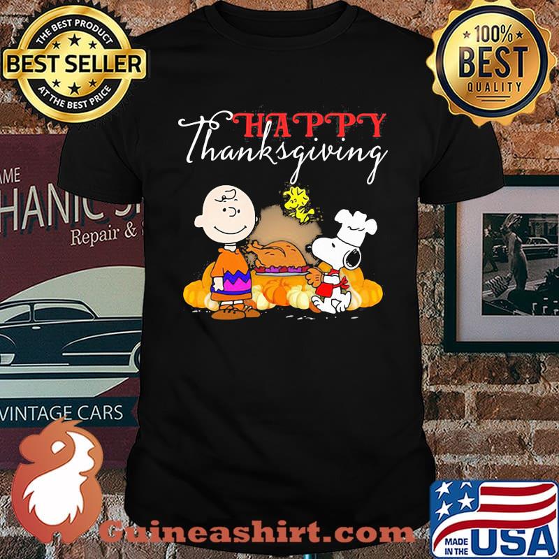 Happy Thanksgiving Halloween Snoopy Charlie Shirt