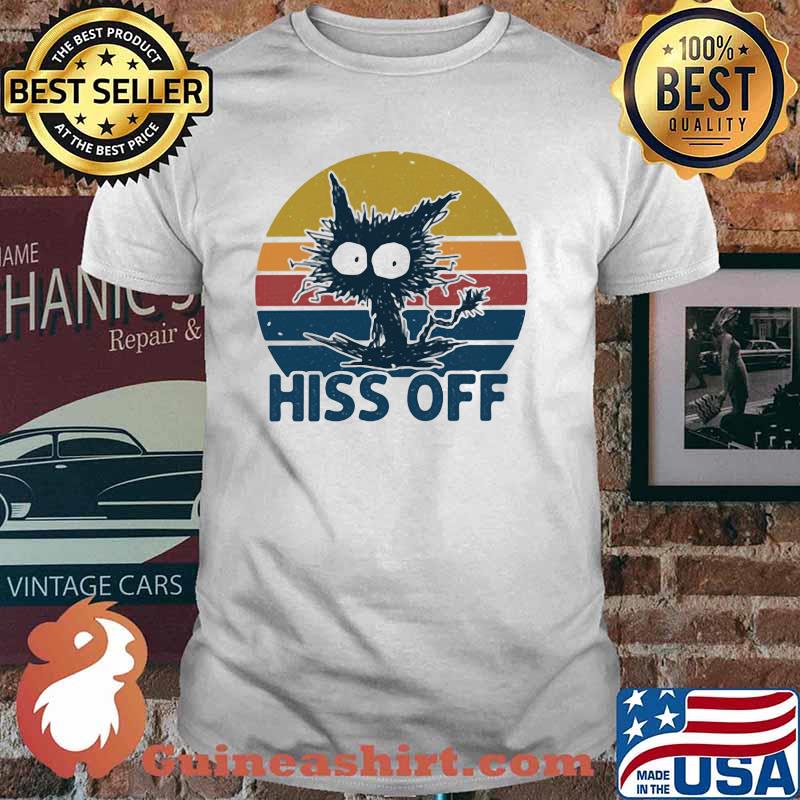 Hiss Off Cat Vintage Shirt