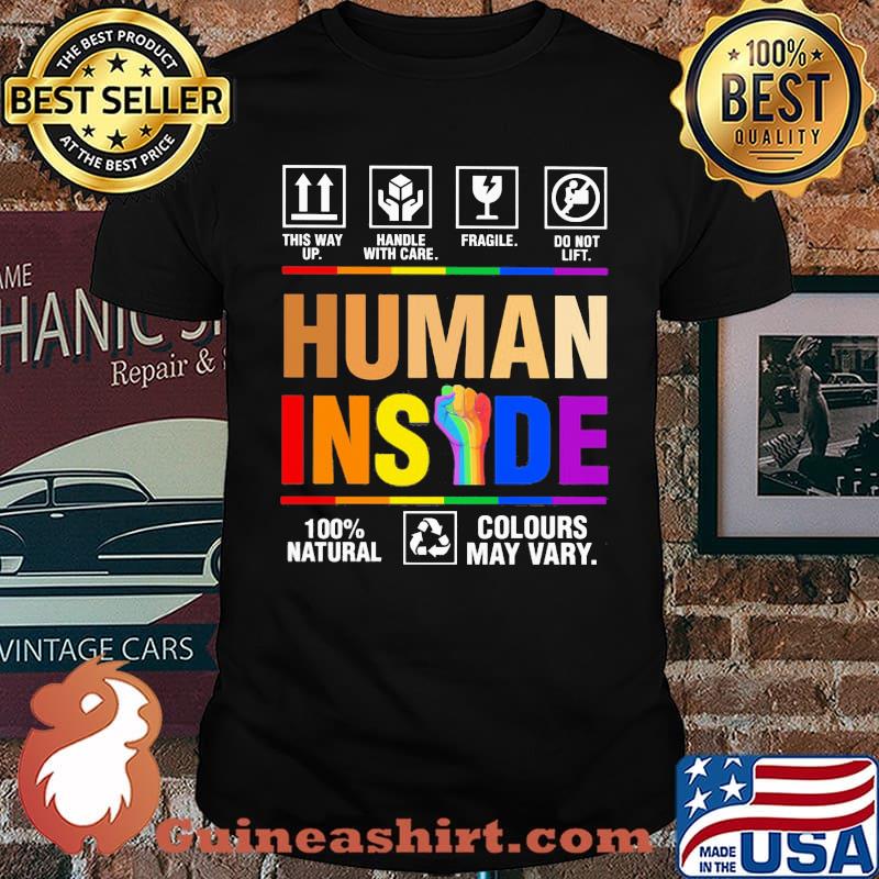 Human Insight 100% Natural Colours May Vary LGBT Shirt