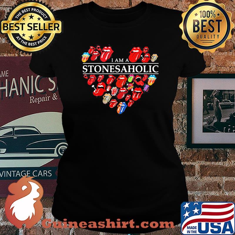 I am a stones a holic love heart Laides tee