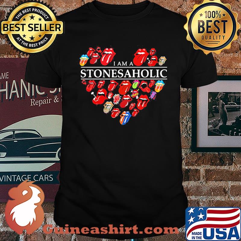 I am a stones a holic love heart shirt