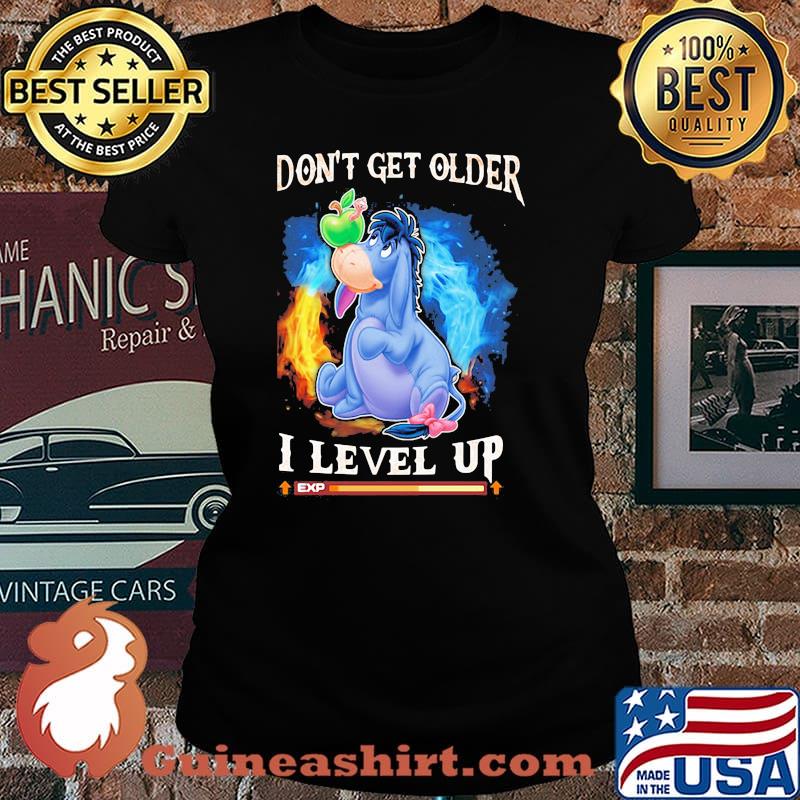 I Don’t Get Older I Level Up Donkey Shirt Laides tee