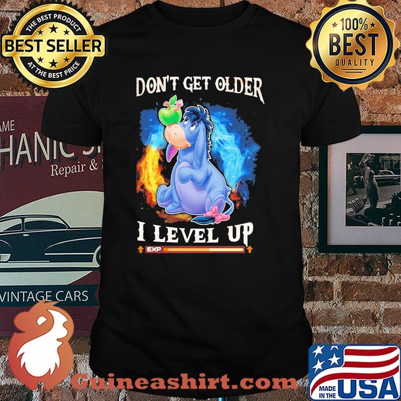 I Don’t Get Older I Level Up Donkey Shirt