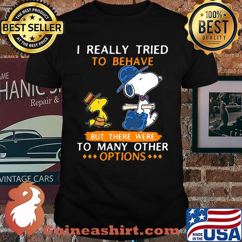 I really tried to behave but there were to many other options snoopy shirt